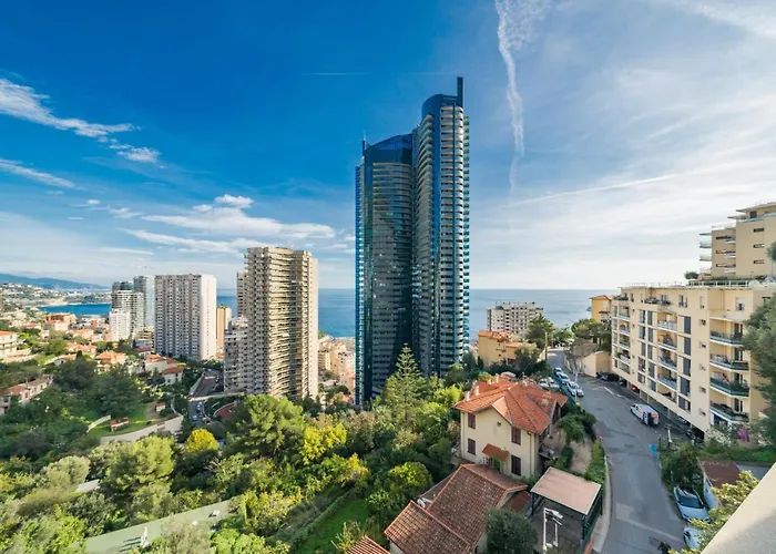 Apartment 5mn Monaco - Terrasse - Vue - Parking - Bd